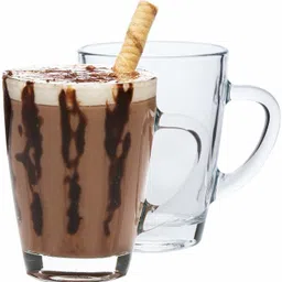 crystalmart Pack of 6 Glass Crystal Clear Tea/Coffee Cup set-picture-15