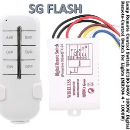 sg flash SG 4 Way on-off Wireless Remote Control Switch Receiver Transmitter for LED Lamp Electronic Components Electronic Hobby Kit-picture-21