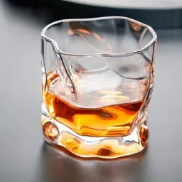 okechuku (Pack of 4) 101_New4_ 4iouik 4crumple Glass Set Water/Juice Glass image 2