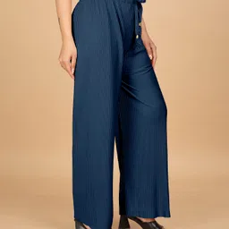 payaltextile Pack of 2 Women Regular Fit Multicolor Cotton Blend Trousers image 3