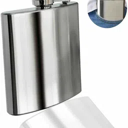 protos india.net Easy sip Liquor Hip Flask Wine Pocket Container Alcoholic Drinks Whiskey Stainless steel Hip Flask image 3