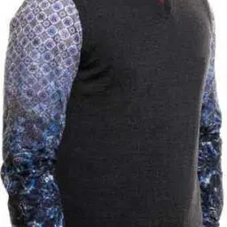 a n enterprises Men Solid V Neck Reversible Grey Sweater image 3