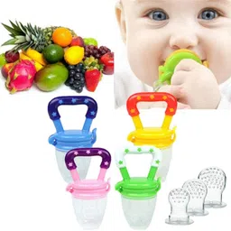 Silicone Baby fruit Feeder/BPA Free/Food Feeder/Silicone Food Nibbler/ Feeder Teether and Feeder-image-36