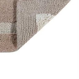 Pano Beige 2400 GSM Rectangular Anti-Skid Bath Rugs image 3