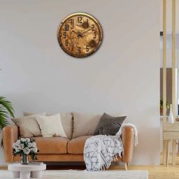olive tree Flowers 12 Inches Classic Wooden Clock-picture-37