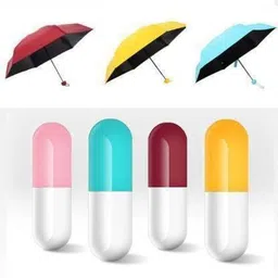 pambri Mini Travel Umbrellas for Rain Portable Capsule Outdoor Umbrella for kids Fits in Pocket or Purse Lightweight Outdoor Toddler Umbrella-UV Protection For Men, Women, kids umbrella (Mix Color ) Umbrella-picture-10