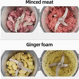 wizmate 4 Speed Electric Food Chopper for Baby Food, Meat, Nuts, Onion, Electric Vegetable & Fruit Chopper image 4