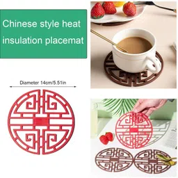 dobzla Trivet Mats,6 Pack Silicone Table Mats Heat Resistant Hot Pans Non-Slip Pot Matte Trivet image 3