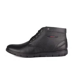 Red Chief Men Black Leather Casual Boots-picture-41
