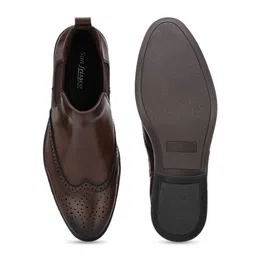 San Frissco Men Brown Lightweight Chelsea Boots image 3