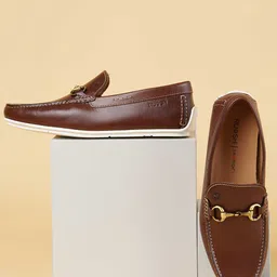 Ruosh Men Leather Horsebit Loafers-picture-32