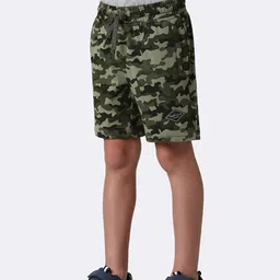 Van Heusen Boys Camouflage Printed Mid-Rise Smart Tech Easy Stain Release Sports Shorts image 5