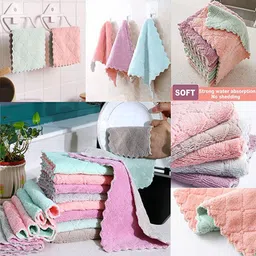adiyal HOME CLEANING/TOWEL Kitchen Cleaning & Washing Cloths, Kitchen/Dining/Car/Window Multicolor Cloth Napkins image 5