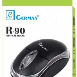R3 GERMAN R- 90 Plug and Play Mouse, High Precision Optical Sensor(800 DPI Wired Mouse) Wired Ambidextrous Optical Gaming Mouse image 4