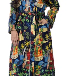 ravaiyaa - attitude is everything Multicolor 4XL Bath Robe-picture-17