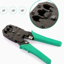 GoodsBazaar 32pc Kit Networking CCTV Camera Computer Laptop Ethernet LAN Wire Cable Tester Network Interface Card image 2