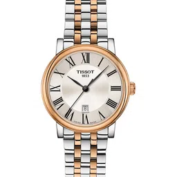 TISSOT Women Silver-Toned Carson Premium Lady Analogue Watch T1222102203301 image 1