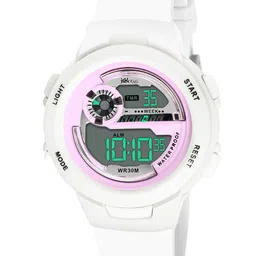Kool Kidz Unisex Kids Printed Dial & Wrap Around Straps Digital Watch KK 275 WHITE image 5