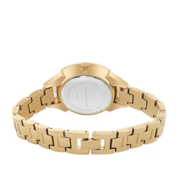 French Connection Women Silver-Toned Embellished Dial & Gold Toned Stainless Steel Bracelet Style Straps Watch image 4