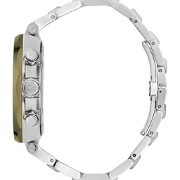 GC Men Textured Dial & Stainless Steel Bracelet Style Straps Analogue Watch- Z18004G9MF image 4