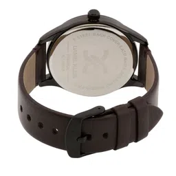 Daniel Klein Men Grey Dial & Brown Leather Straps Analogue Watch DK 1 12611-3 image 4