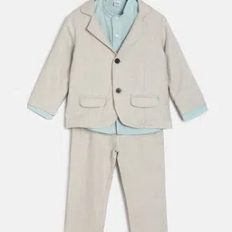 MINI KLUB Boys Beige & Blue Coordinate Set-picture-22