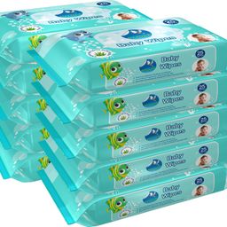 glider Baby Wipes | 25 Wipes/Pack | Soft and Thick | Aloe Vera & Vitamins | (Pack of 10-picture-40