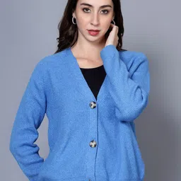 Chemistry Woollen Cardigan Sweater-image-27