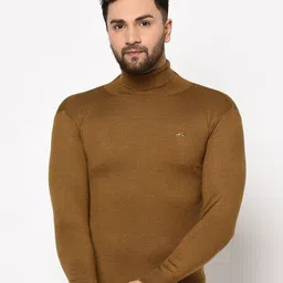 98 Degree North Men Khaki Pullover Sweater-image-89
