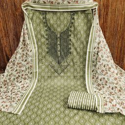 KALINI Printed Unstitched Dress Material-image-66