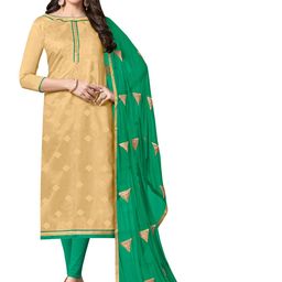 MANVAA Geometric Woven Design Zari Pure Silk Unstitched Dress Material-picture-40
