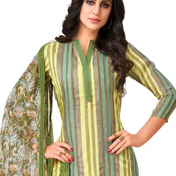 MANVAA Striped Unstitched Dress Material image 2