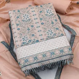 KALINI Embroidered Unstitched Dress Material image 2