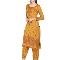 KIDAR Ethnic Motifs Printed Unstitched Dress Material image 5