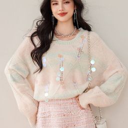 JC Collection Women Self Design Pullover with Embellished Detail-picture-10