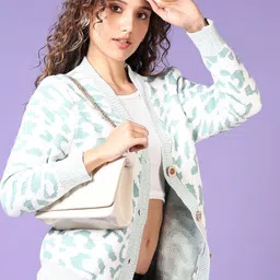 V-Mart Women Animal Printed Cardigan-picture-47