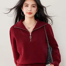 JC Collection Women Shirt Collar Crop Cardigan-image-43