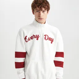 DeFacto Typography Printed Pullover-picture-16