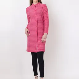 KEIKO Woven Design Boat Neck Kurti-picture-18