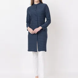 KEIKO Woven Design Boat Neck Kurti-picture-16