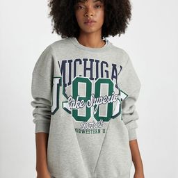 DeFacto Typography Printed Long Sleeves Pullover-picture-15