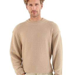RARE RABBIT Men Zeo-1 Dark Beige Round Neck Pullover-picture-38