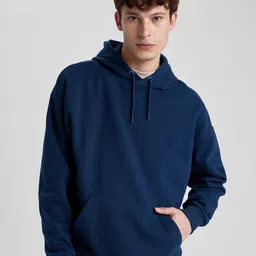 DeFacto Hooded Cotton Pullover Sweatshirt-picture-34