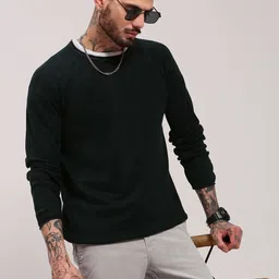 SHOWOFF Men Round Neck Pullover Sweater-image-73