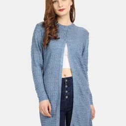 CLAPTON Cable Knit Woollen Longline Cardigan-picture-40