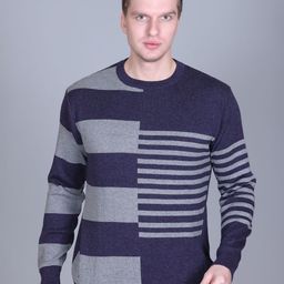 BeriBlu Men Striped Pullover-picture-17
