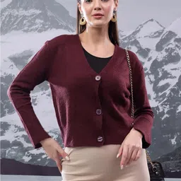 Kotty Women V - Neck Cardigan Sweater-picture-28