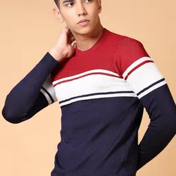 V-Mart Men Striped Pullover-picture-37