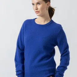 B.Copenhagen Round Neck Long Sleeves Fuzzy Pullover Sweater-picture-42
