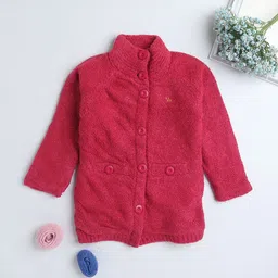 Yellow Apple Girls Woollen Sweater Vest-picture-33
